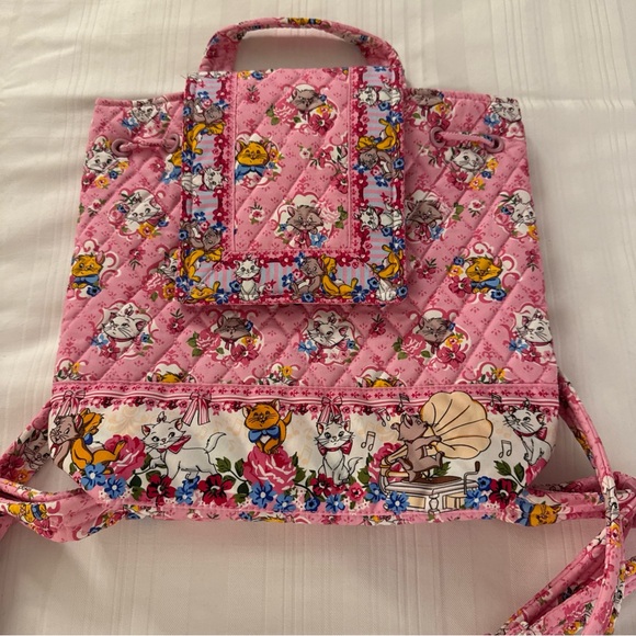 VERA BRADLEY X DISNEY Handbags - Vera Bradley x Disney The Aristocats, the Original Drawstring Backpack NWT